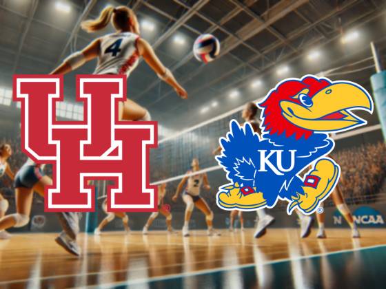 Houston Cougars at Kansas Jayhawks Women's Volleyball